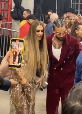 Ninel Conde y Maluma en Premios lo Nuestro