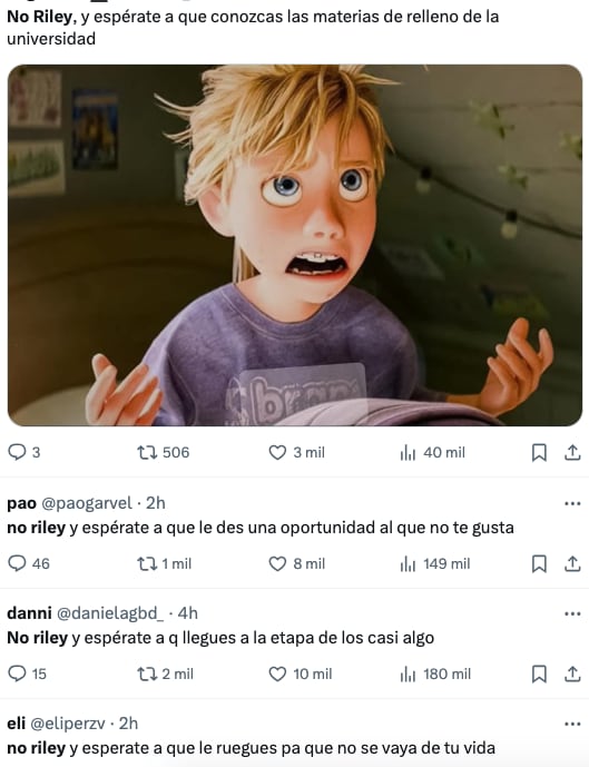 El ataque de ansiedad de RIley provoca los mejores memes