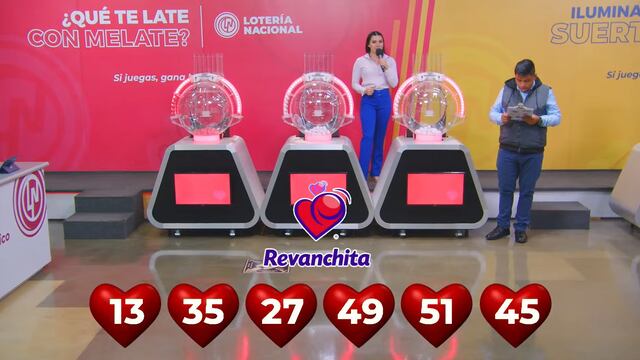 Estos son los ganadores del Sorteo 3844 Melate, Revancha y Revanchita de la Lotería Nacional