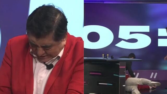 Carlos Bonavides se infarta en programa en vivo