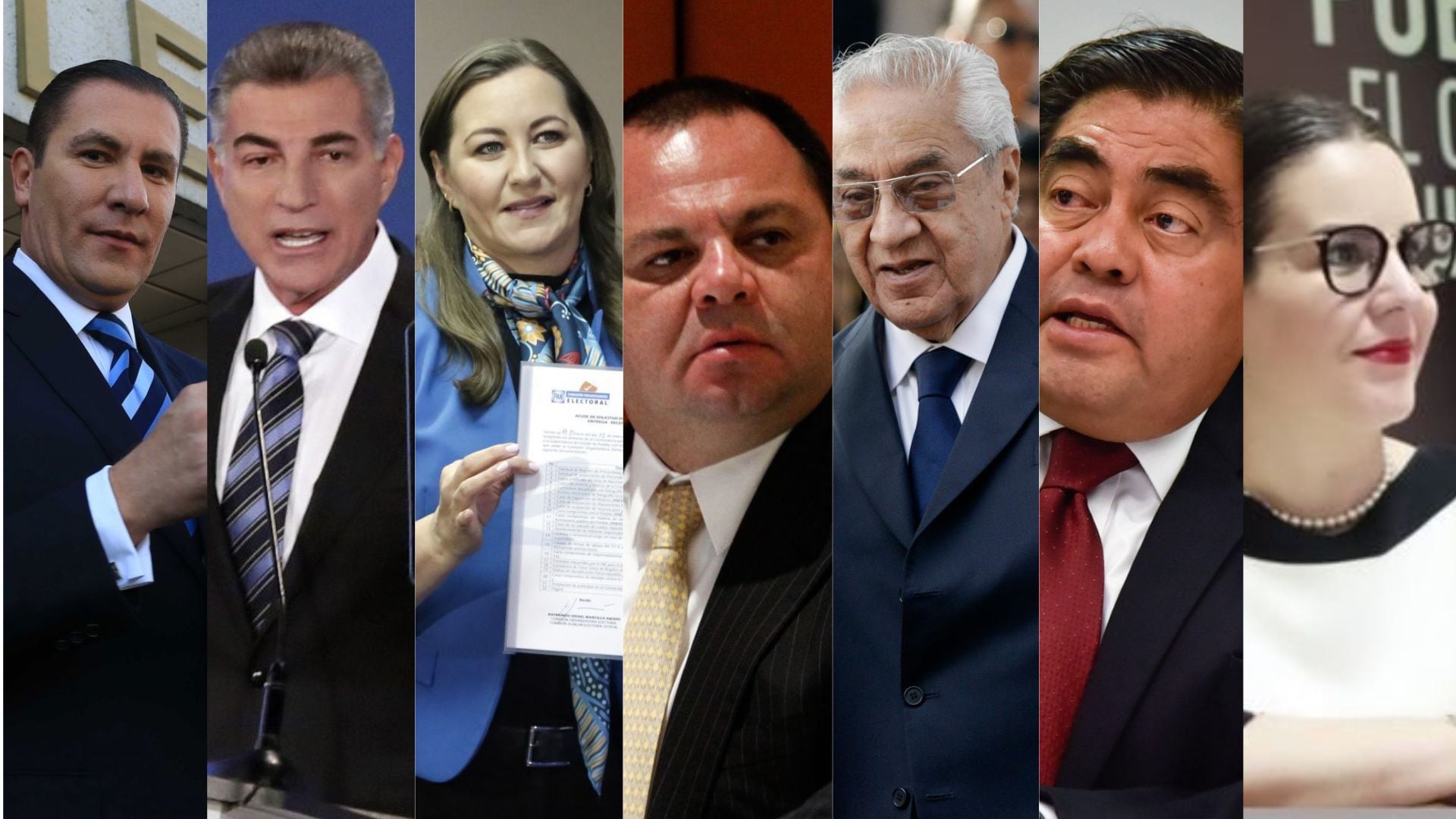 Los últimos 7 gobernadores de Puebla