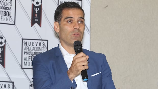 Rafael Márquez en Congreso de psicología deportiva.