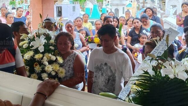 Despiden a niña que murió prensada en elevador