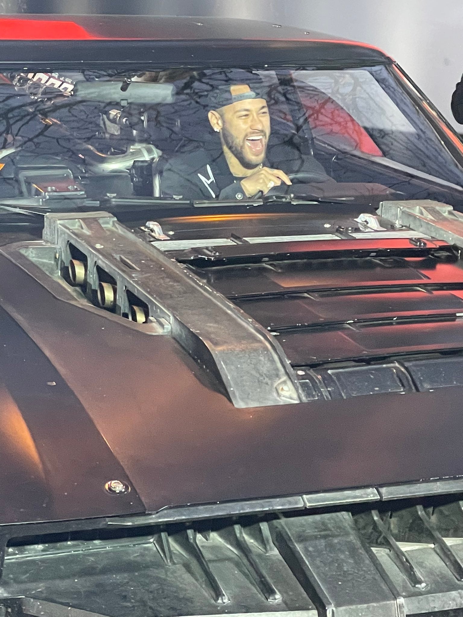 Neymar en la premiere de 'The Batman'