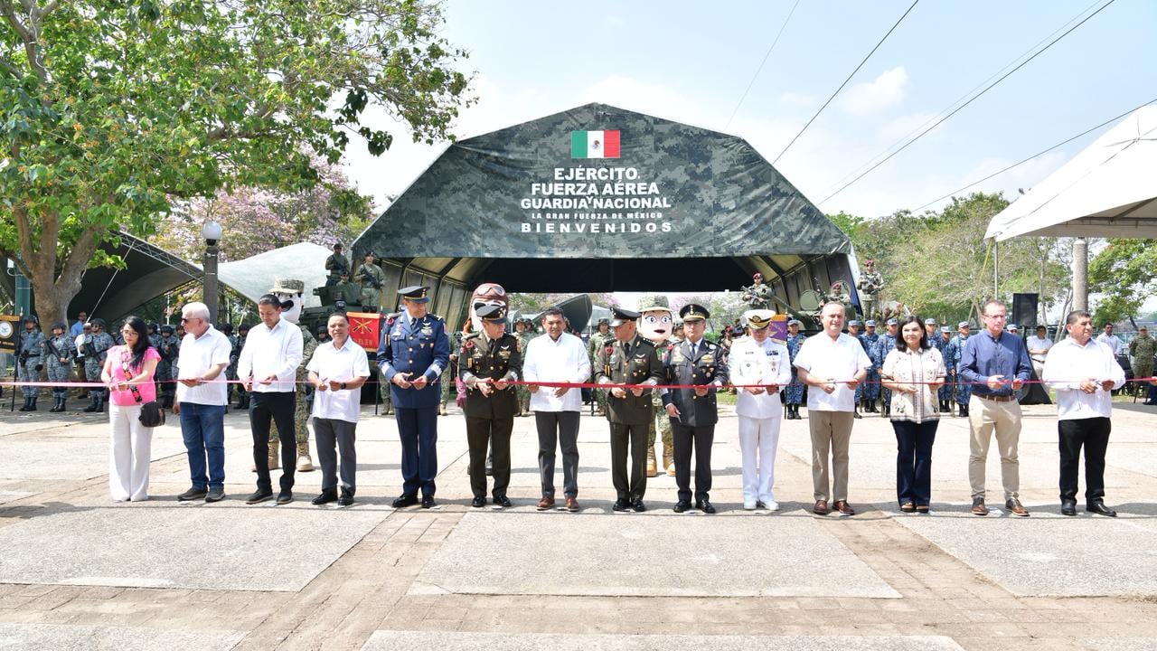 Javier May inaugura exposición “La Gran Fuerza de México” en la Feria de Tabasco