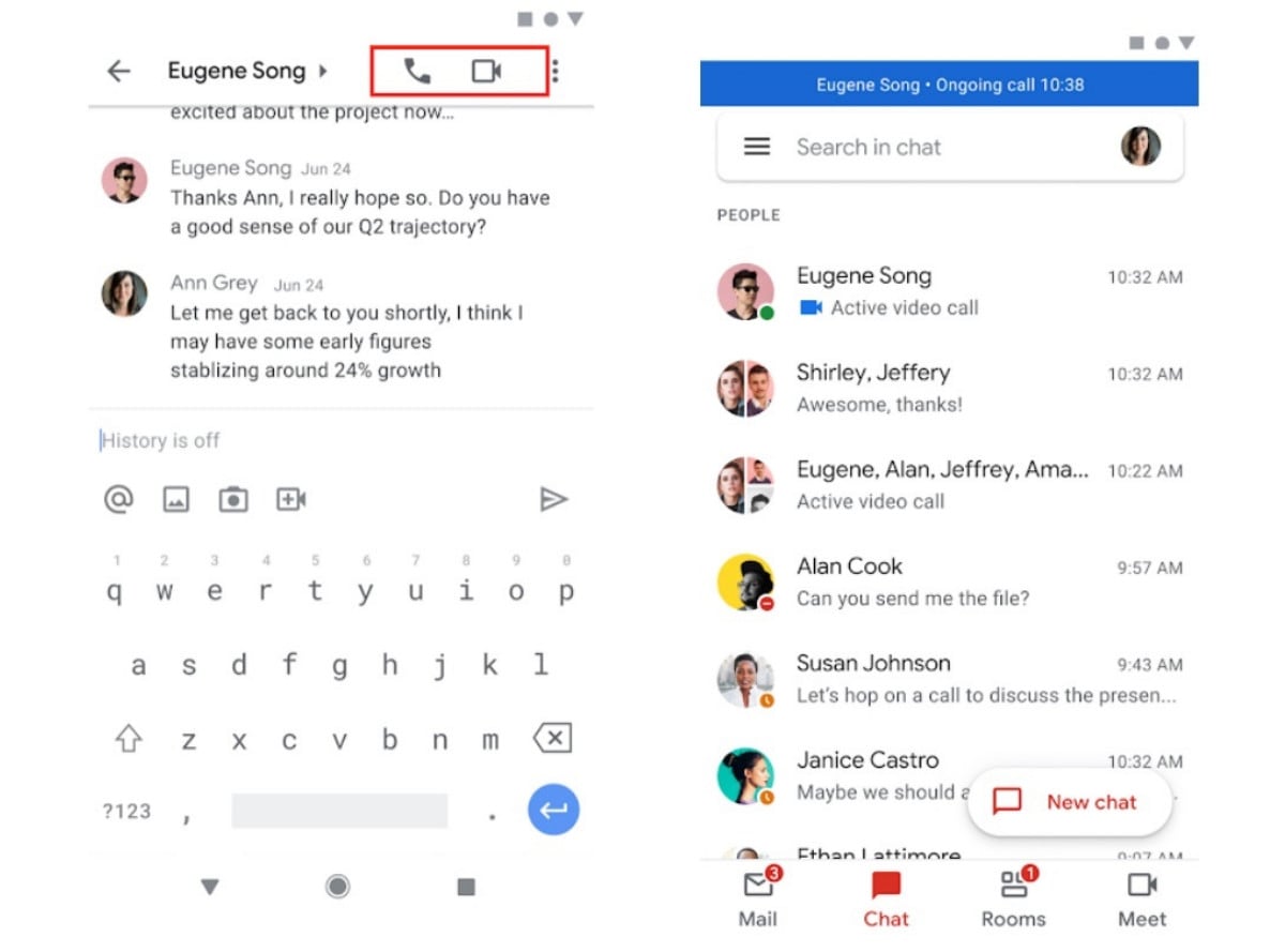 Videollamada Gmail