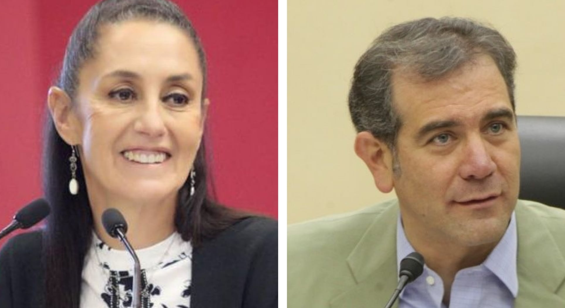 Claudia Sheinbaum y Lorenzo Córdova