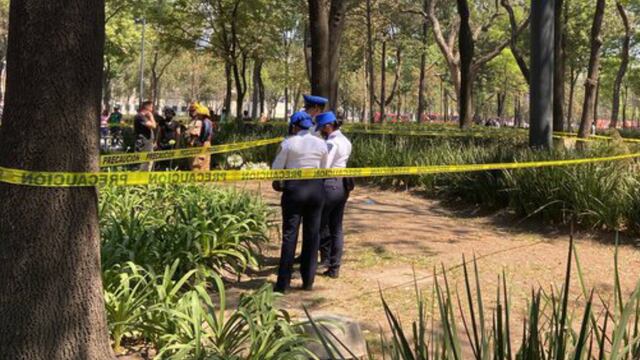 Encuentran muerto a un hombre en la Alameda Central