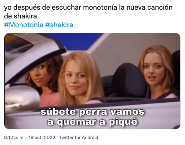 Meme de Shakira y su "dulce venganza" a Gerard Piqué