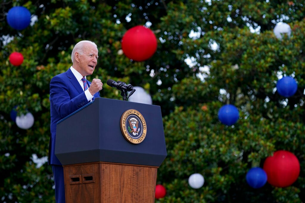 Joe Biden sobre el Día de la Independencia de Estados Unido (4 de julio).