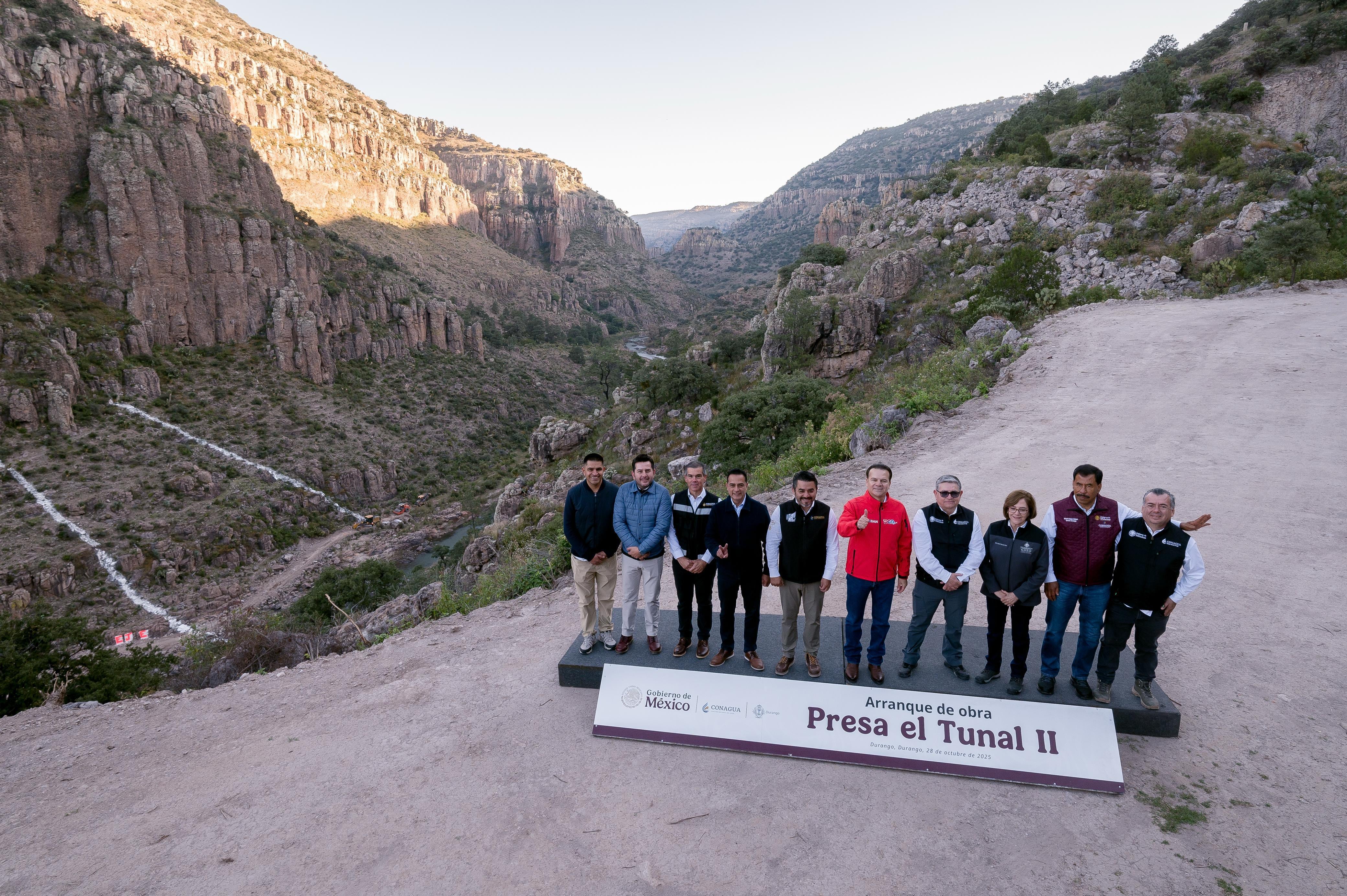 Durango asegura agua por 50 años con inicio de la Presa Tunal II.
