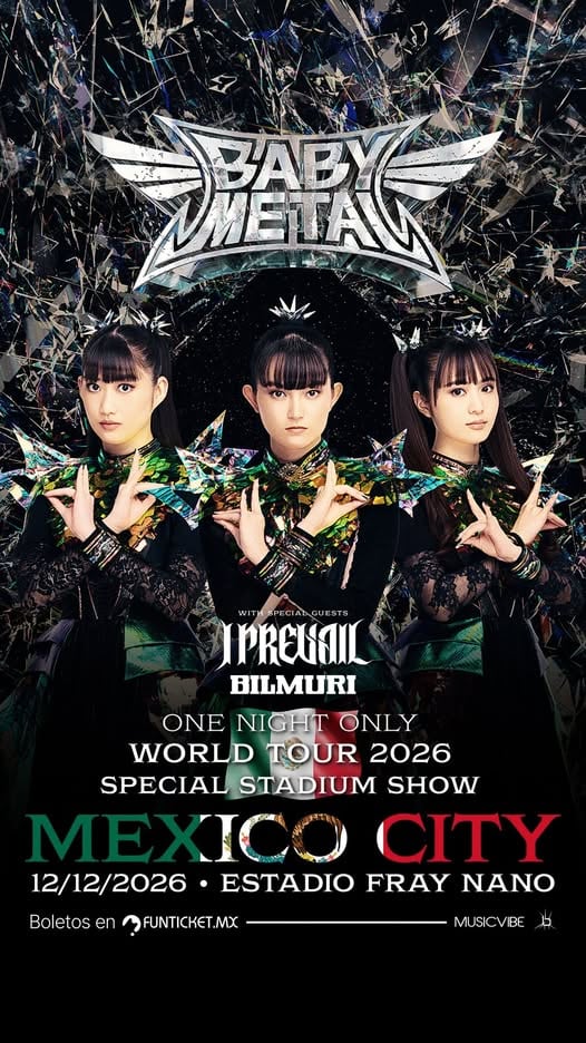 Paquetes VIP de Babymetal en México