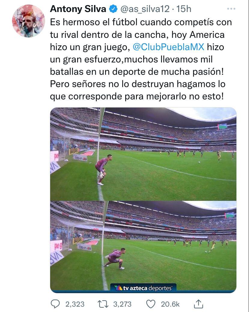 Antony Silva señaló las decisiones arbitrales en el juego de ayer ante el Club América.