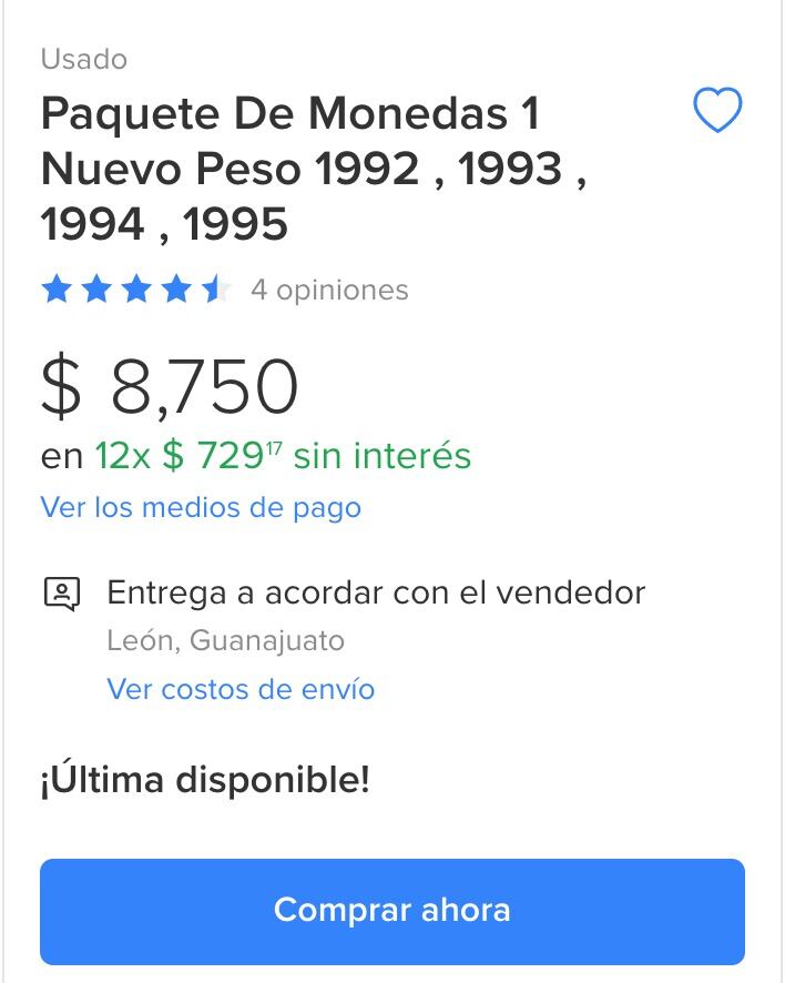Venta en Mercado Libre