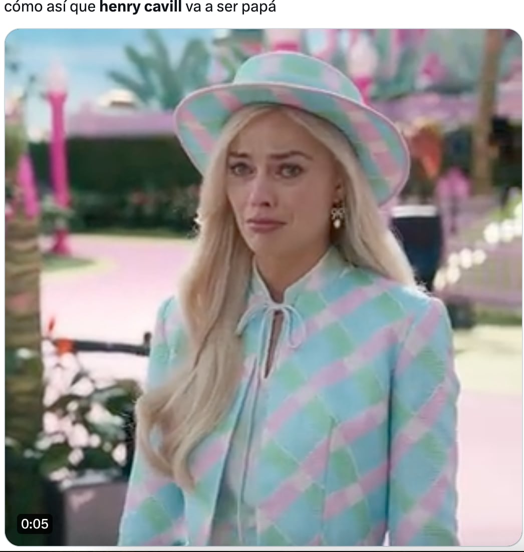 Los memes lloran porqué Henry Cavill será papá con Natalie Viscuso