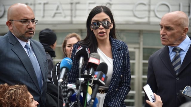 Emma Coronel en Estados Unidos el 17 de abril de 2018.