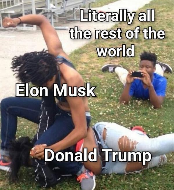 Memes de la pelea entre Elon Musk y Donald Trump