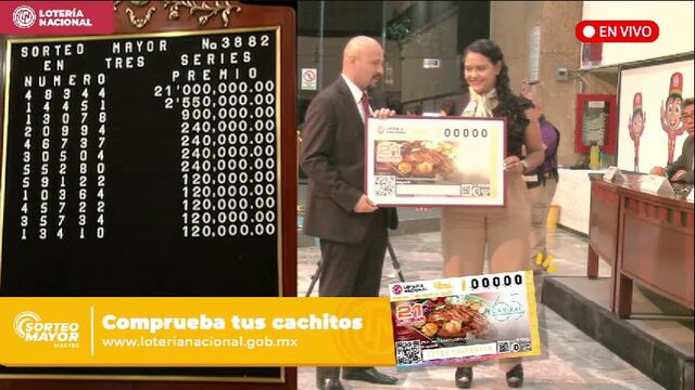 Resultados Sorteo Mayor 3882 de Lotería Nacional en vivo: ganadores de hoy 11 de abril