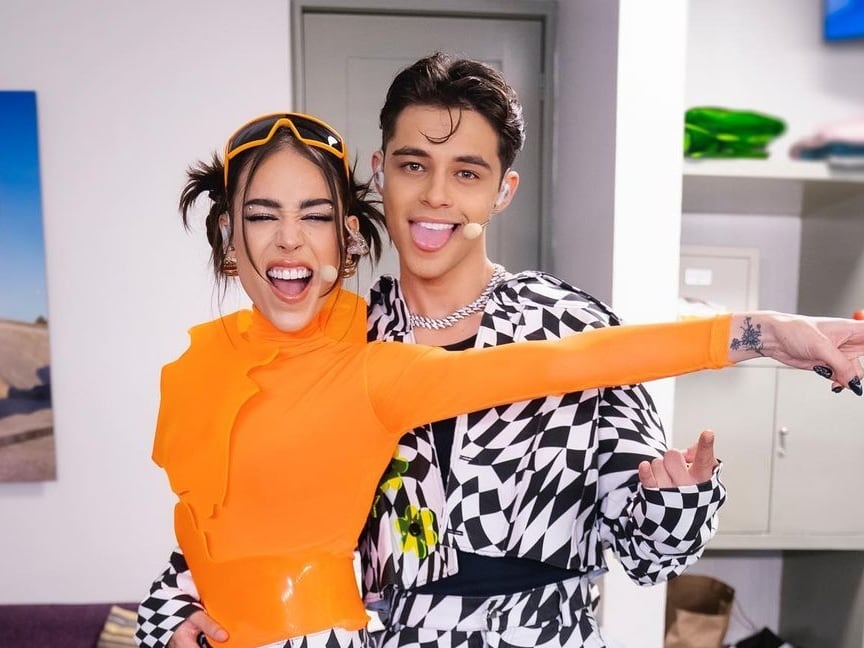Danna Paola y Alex Hoyer.