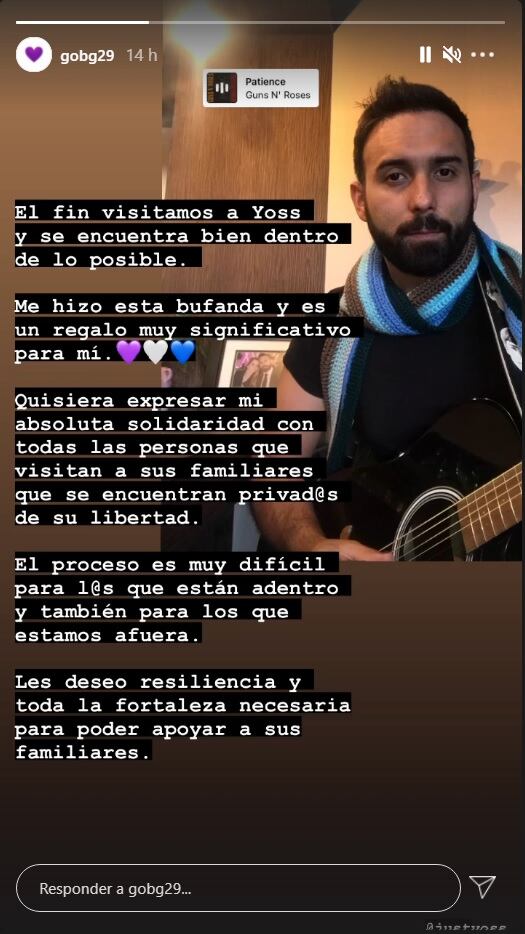 Novio de YosStop revela que han sido momentos complicados