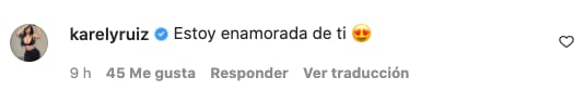 Comentarios de Karely Ruiz a Pablo Cantú