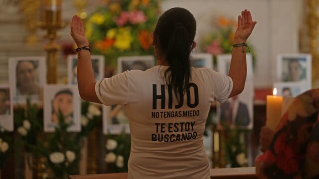 Misa de familias de personas desaparecidas