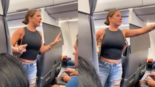 Tiffany Gomas, la mujer que dijo en un avión que un pasajero "no era real"