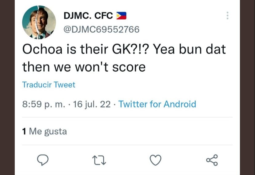 Los fans del Chelsea se rindieron ante Guillermo Ochoa.