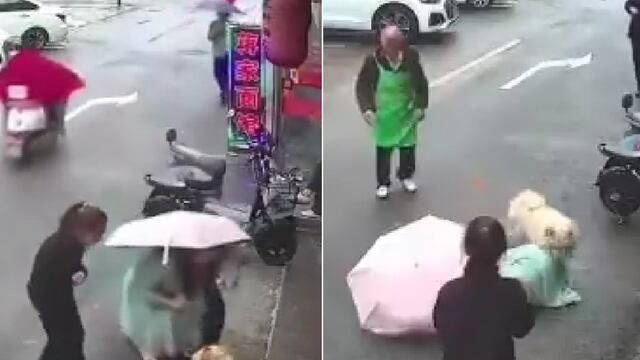 Perro muerde a mujer que se acercó a acariciarlo