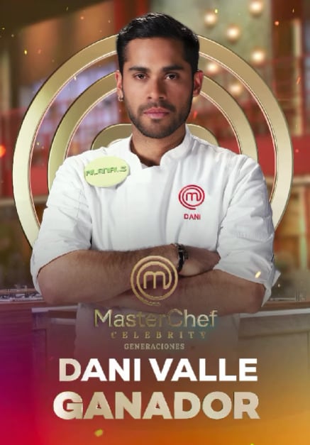 Dani Valle fue el ganador de MasterChef Celebrity 2025