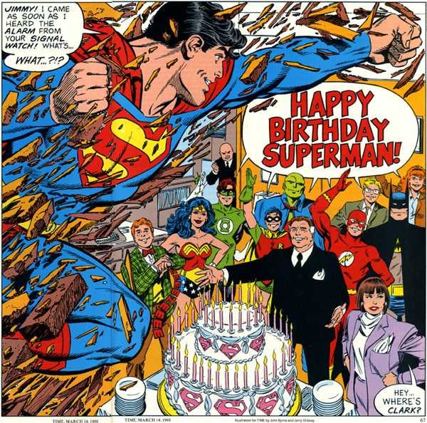 Este 29 de febrero es el cumpleaños de Superman