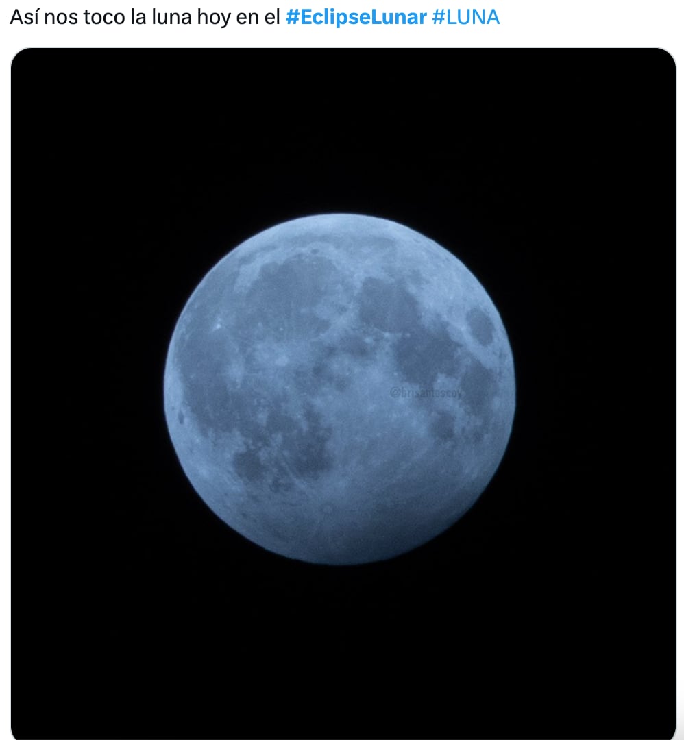 Las mejores fotos del eclipse lunar penumbral desde México