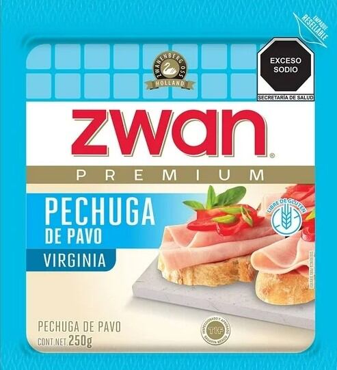 Jamón de pavo Zwan