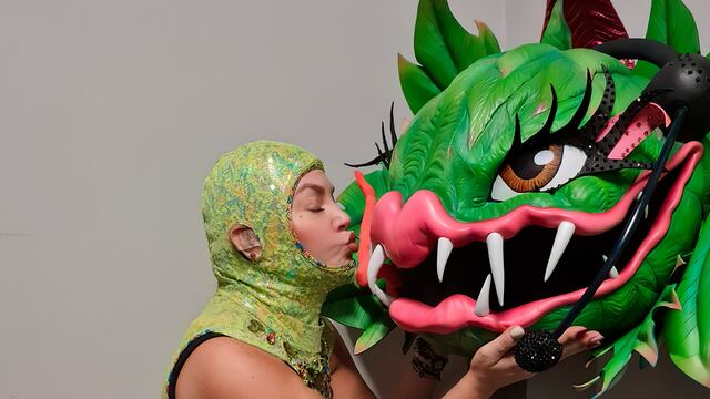 Tatiana como Carnívora en '¿Quién es la Máscara?'