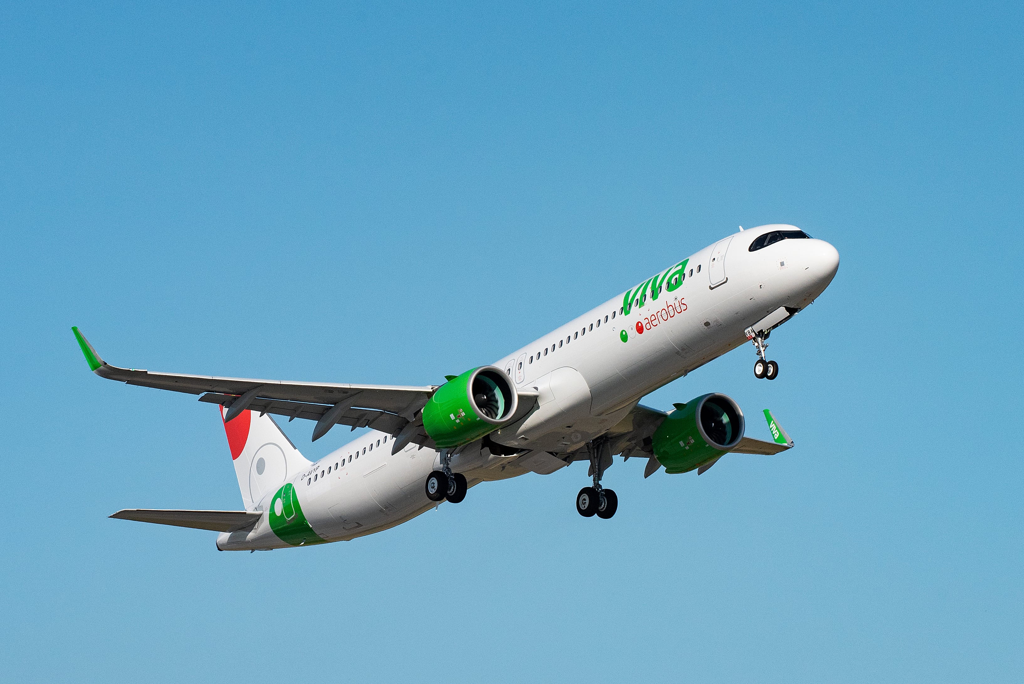 Avión de Viva Aerobus