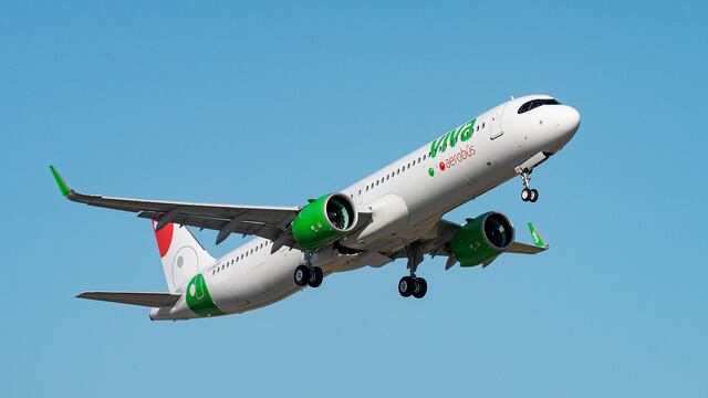 Avión de Viva Aerobus