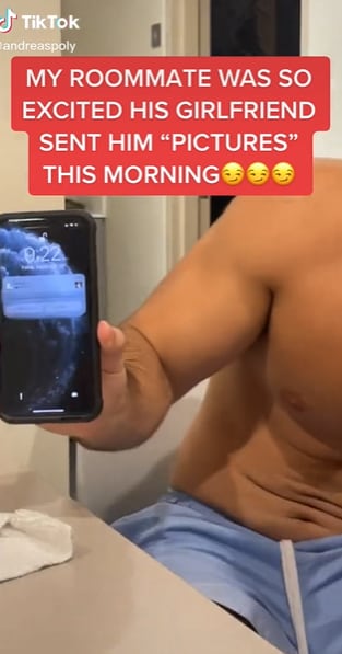 Hombre infiel espera un pack mañana, pero se encuentra algo que no le gustó.