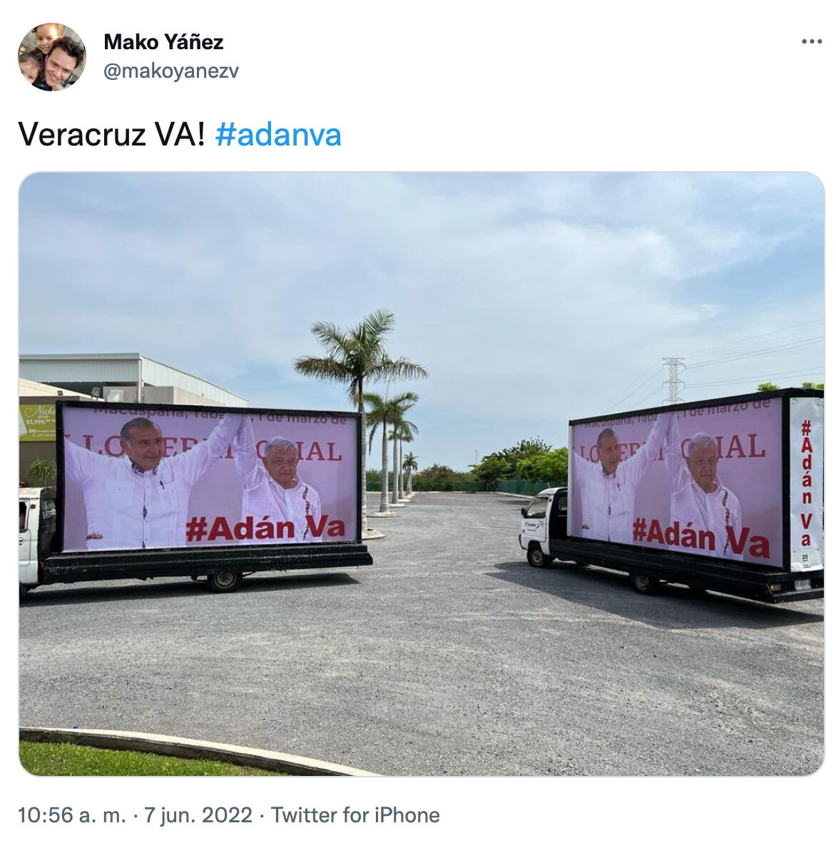 Promocionan a Adán Augusto López en Veracruz