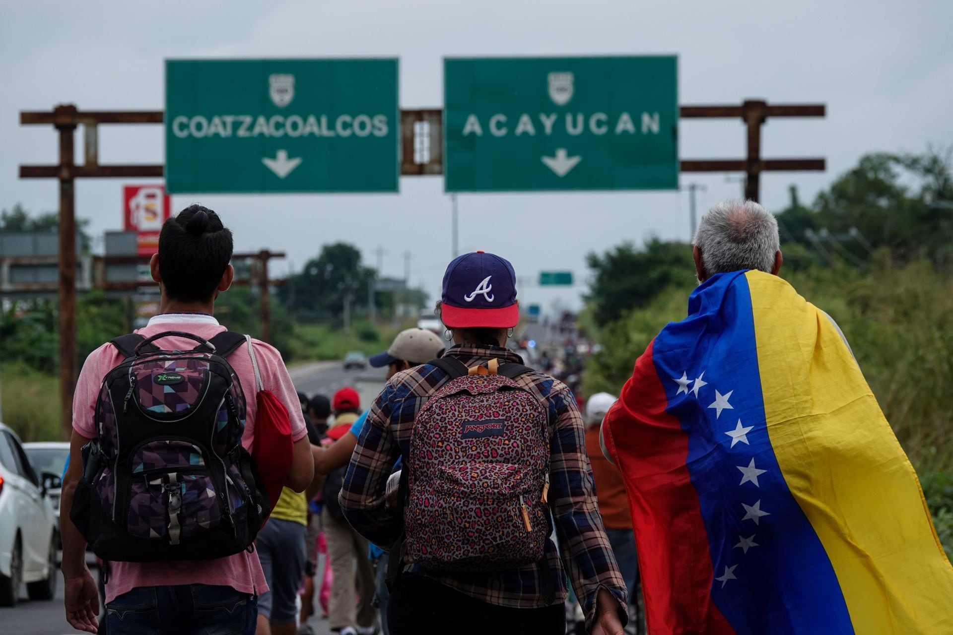 Caravana migrante en México
