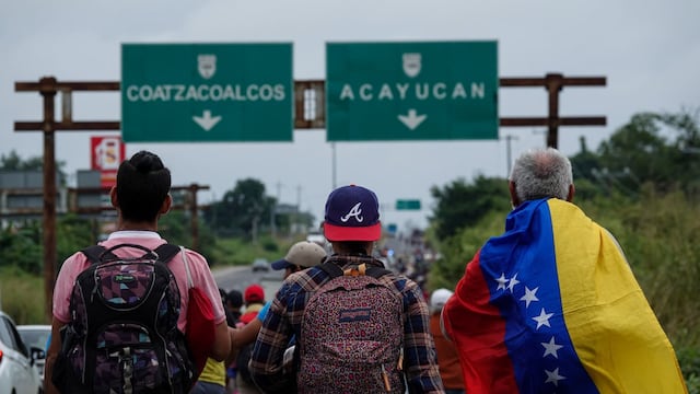 Caravana migrante en México
