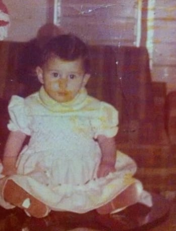 Angélica comparte foto de ella cuando era bebé para encontrar a su familia