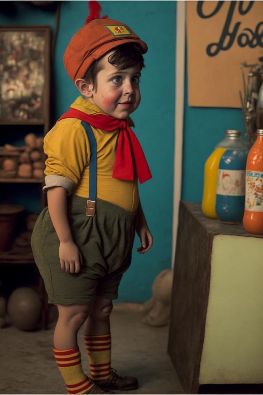 La IA que reimagina a los personajes del Chavo del 8 en una película de Wes Anderson