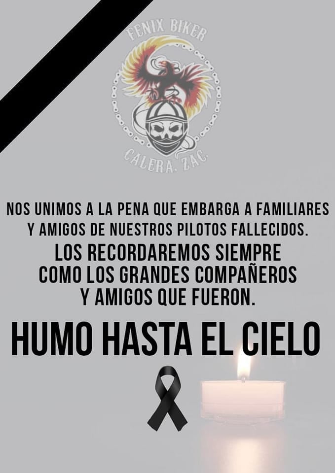 Ave Fénix lamenta muerte de 5 de sus integrantes en Zacatecas