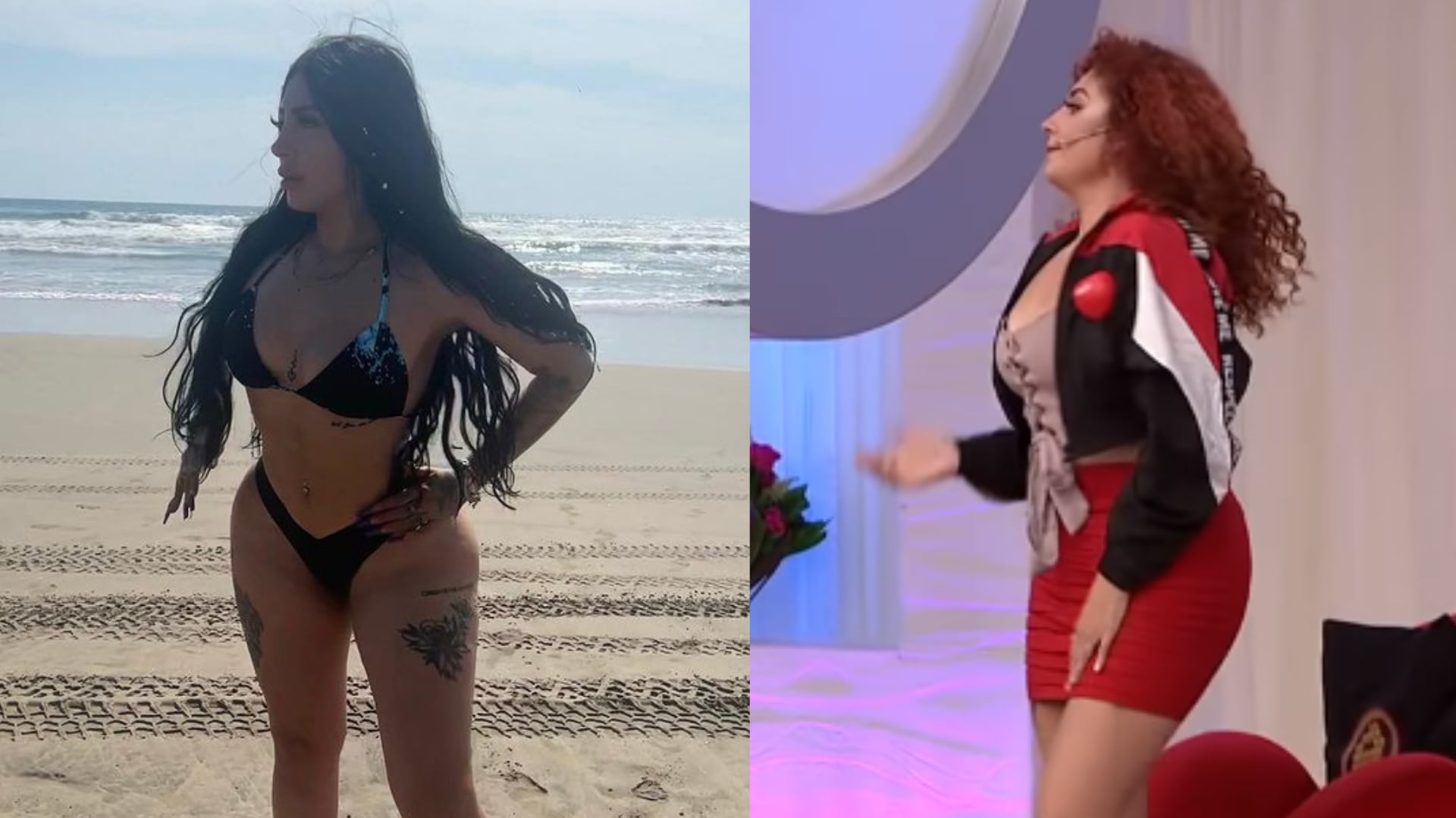 Bellakath, antes y después de sus operaciones.