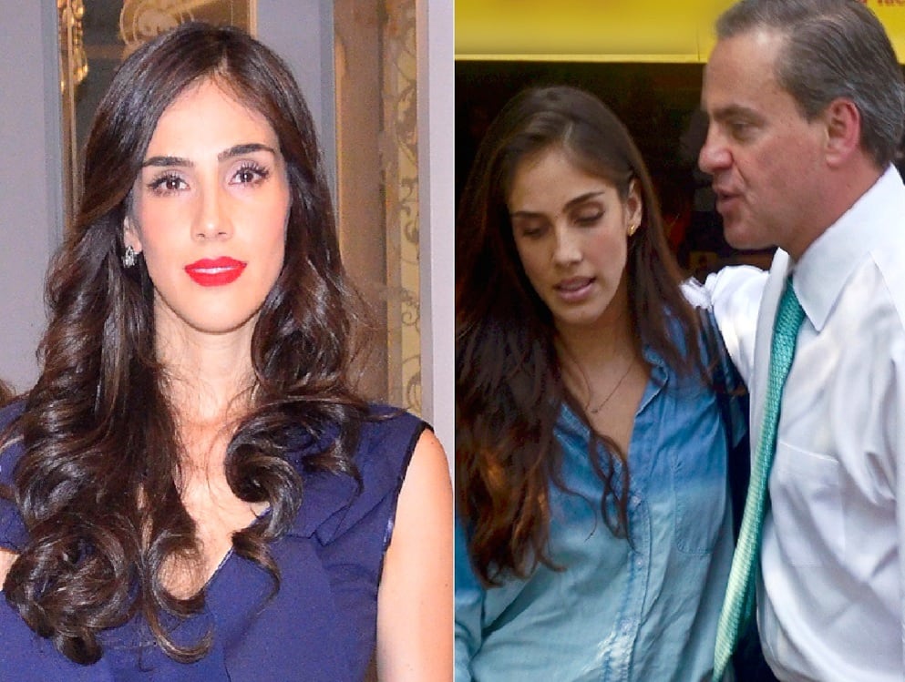 Sandra Echeverría y su papá