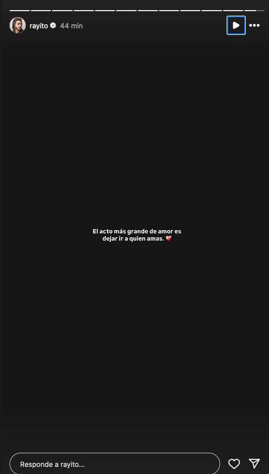 Rayito habla sobre el fin de su matrimonio con Grecia.