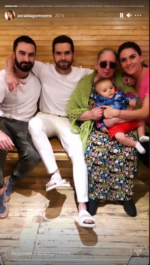Zoraida Gómez, Eleazar y su mamá