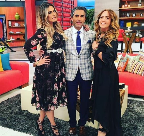 El conductor expresó todo su apoyo a Andrea Legarreta