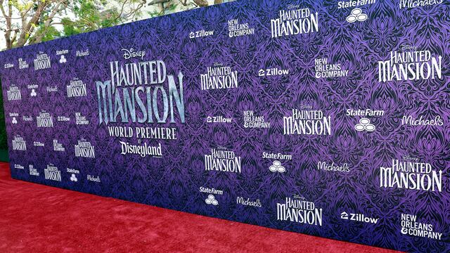Premiere de La Mansión Embrujada de Disney luce vacía ante la Huelga de actores de Hollywood