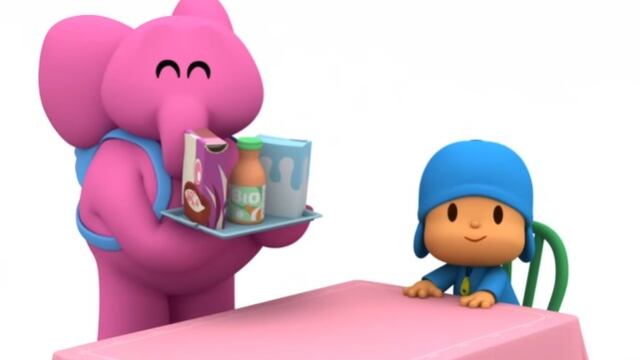 El desayuno de Pocoyó, capítulo corto en YouTube